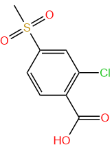 2-氯-4-甲砜基苯甲酸