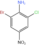 2-氯-4-硝基-6-溴苯胺
