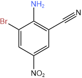 2-氰基-4-硝基-6-溴苯胺