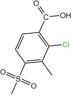 2-氯-3-甲基-4-甲砜基苯甲酸